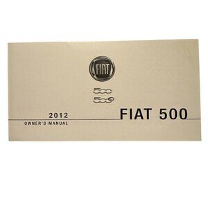 Fiat 500 500C Owners Manual Information Book Booklet Guide Original OEM
